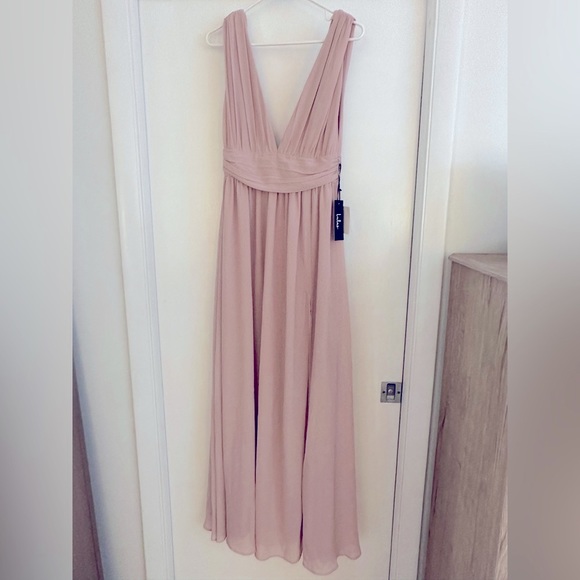 NWT! Lulus heavenly hues dress in Medium blush - Picture 3 of 4